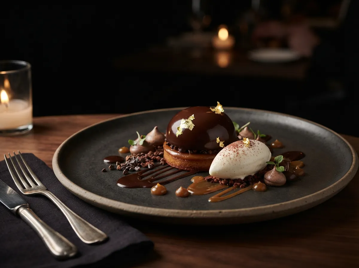 Éclat de chocolate, plato de autor de Zephyr
