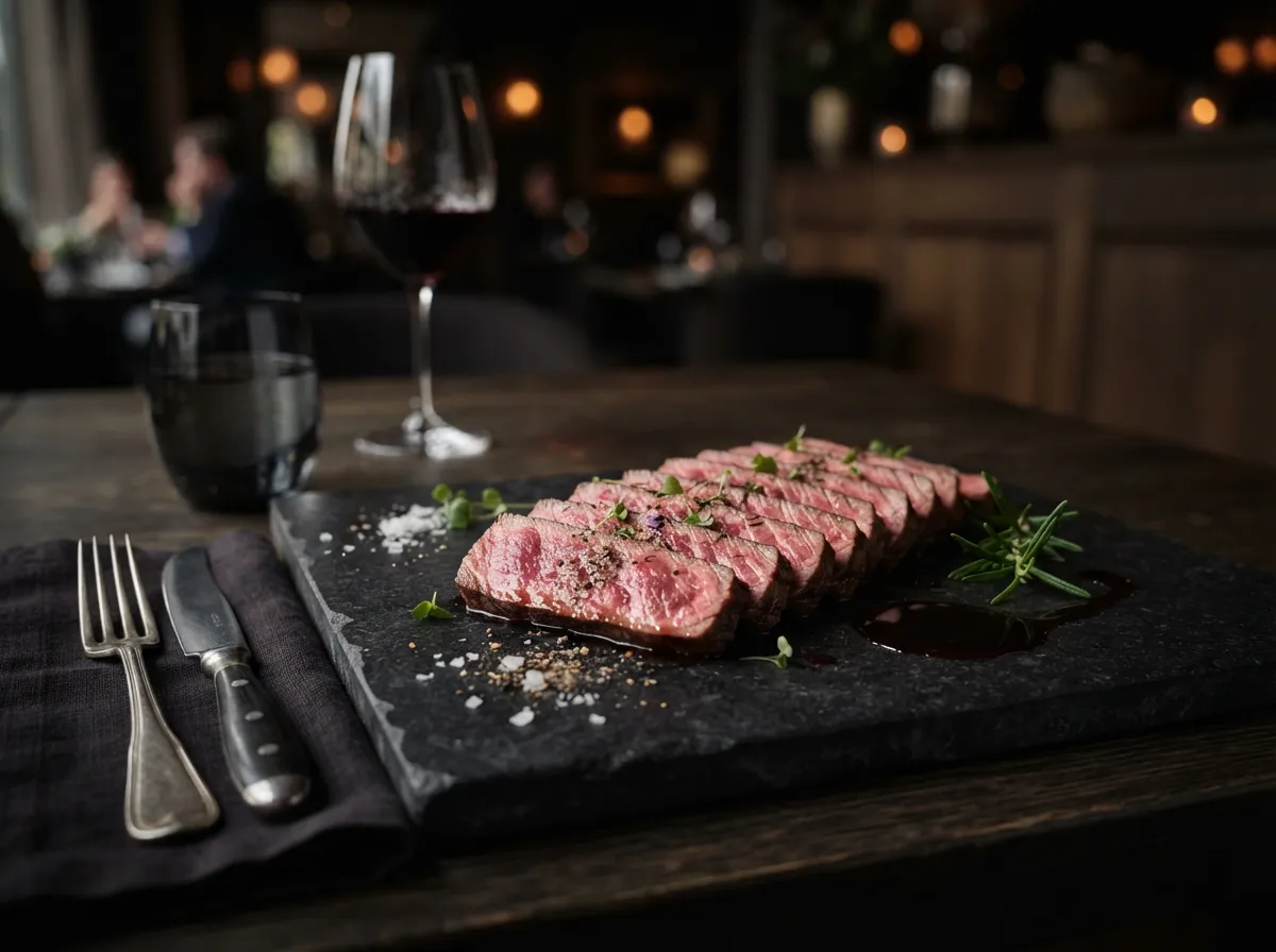 Wagyu a las brasas, plato de autor de Zephyr